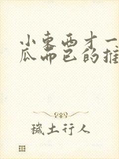 小东西才一根黄瓜而已的推荐书封面