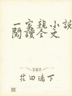 一家亲小说免费阅读全文