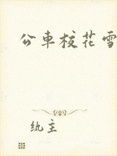 公车校花雪柔h封面