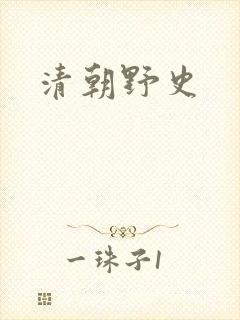 清朝野史
