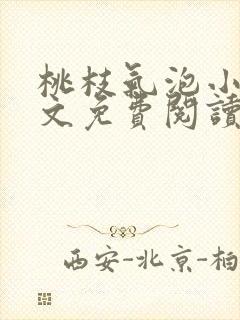 桃枝气泡小说全文免费阅读