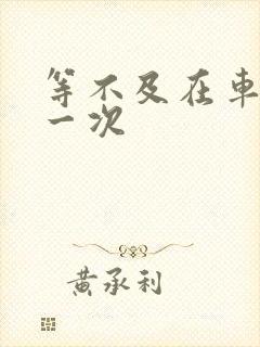 等不及在车里做一次