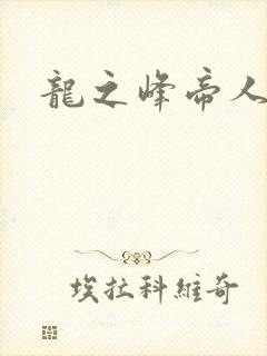 龙之峰帝人封面