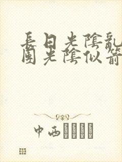 长日光阴乱作一团光阴似箭笔渺