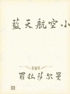 蓝天航空小说