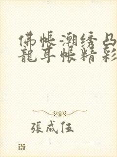 佛帐潮绣凸浮双龙耳帐精彩片段