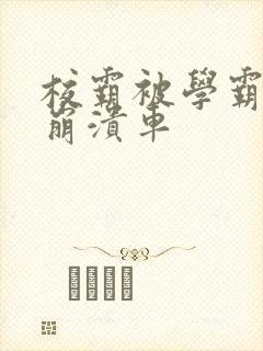 校霸被学霸玩到崩溃车