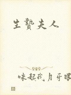 生贽夫人封面