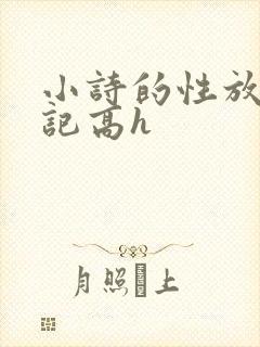 小诗的性放荡日记高h