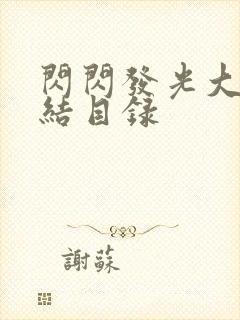 闪闪发光大团圆结目录