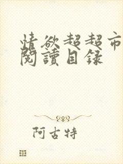 情欲超超市二全阅读目录