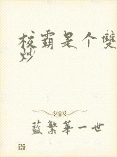 校霸是个双被爆炒封面