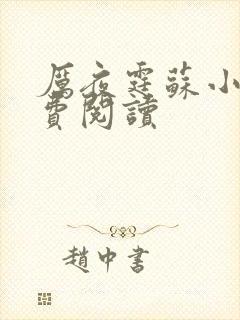 厉夜霆苏小汐免费阅读