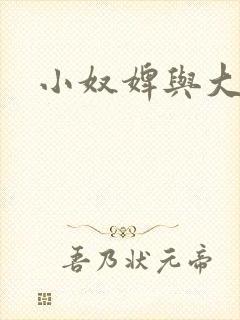 小奴婢与大少爷封面