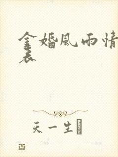 金婚风雨情演员表