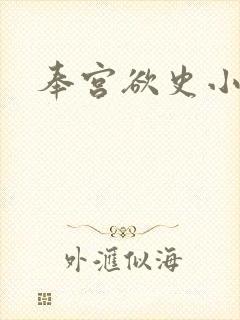 奉宫欲史小说封面