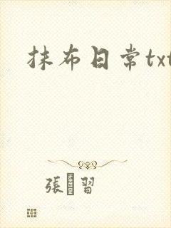 抹布日常txt