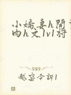 小娇妻h开荤粗肉h文1v1将军