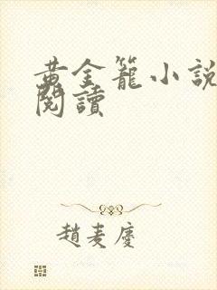 黄金笼小说免费阅读封面