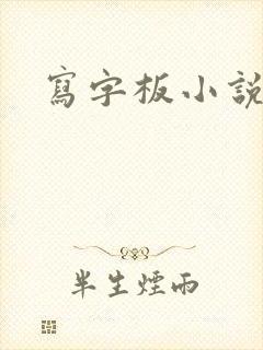 写字板小说封面