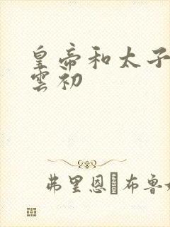 皇帝和太子妃h云初