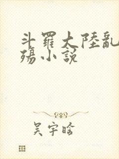 斗罗大陆乱世浮殇小说