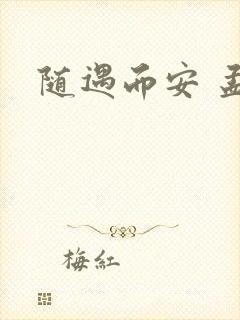 随遇而安 孟非