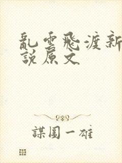 乱云飞渡新编小说原文封面