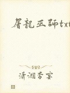 屠龙巫师txt封面