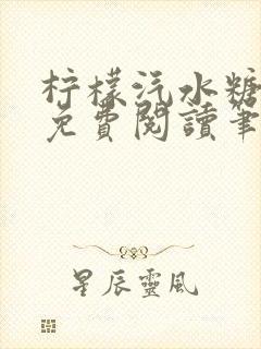 柠檬汽水糖全文免费阅读笔趣阁封面