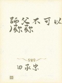 师父不可以(限)弥弥