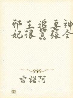 邪王追妻神医狂妃很嚣张全文免费封面