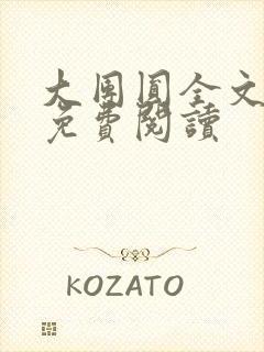 大团圆全文完整免费阅读