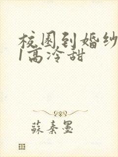 校园到婚纱1V1高冷甜