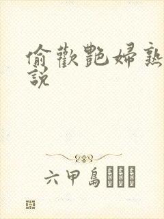 偷欢艳妇熟女小说