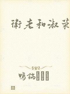 卫老和淑荣封面