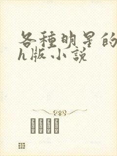 各种明星的综艺h版小说