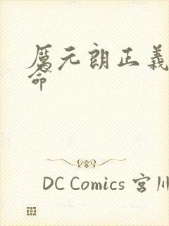 厉元朗正义的使命封面