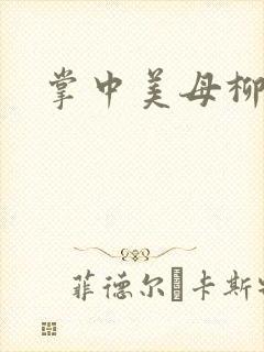 掌中美母柳玉茹