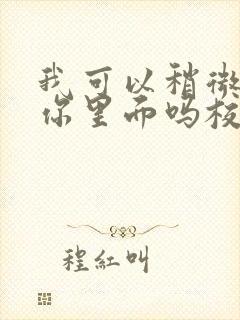 我可以稍微放进你里面吗校园版封面