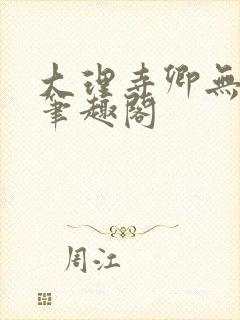 大理寺卿无删改笔趣阁封面