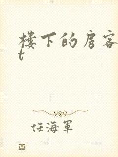 楼下的房客txt封面