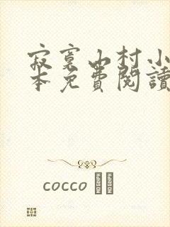 寂寞山村小说全本免费阅读