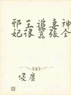 邪王追妻神医狂妃很嚣张全文免费