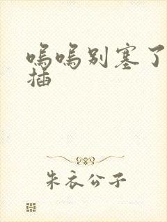 呜呜别塞了啊抽插封面