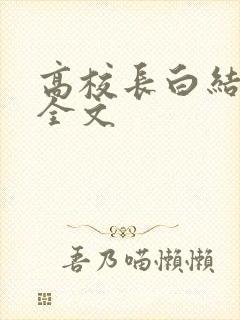 高校长白结小说全文