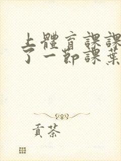 上体育课课被捅了一节课叶渺渺封面