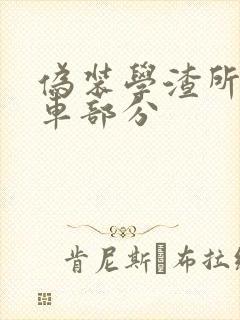 伪装学渣所有开车部分