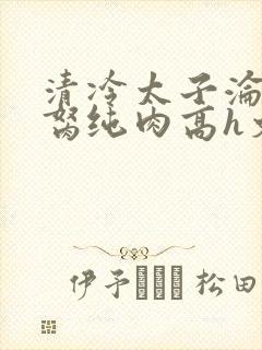 清冷太子沦为禁胬纯肉高h文封面
