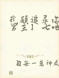 我愿追寻你【双男主】 七吔